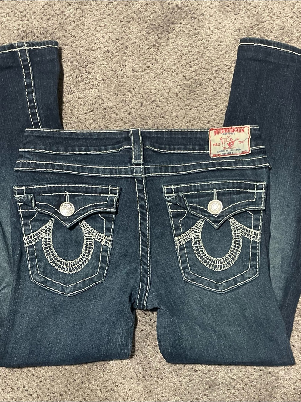 True Religion Becky Bootcut Jeans Vintage Y2K Size 30 Short